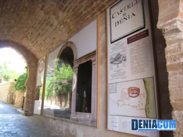 Pasadizo de entrada al Castillo de Dénia