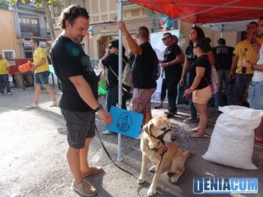 Presidente de Port Rotes durante la grabación del lip Dub de la Falla Oeste