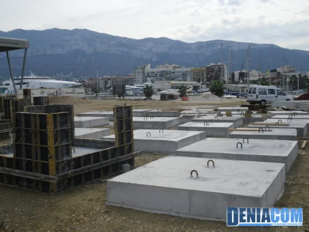 El puerto de Dénia: así ha cambiado la fachada marítima de la ciudad 14 Puerto de Dénia Obras de la Estación Marítima