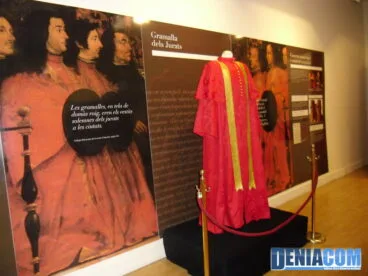 Reproducción de una Gramalla en la exposición de 400 anys de ciutat de Dénia