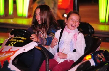 Rocío Patricio y Paula Bertomeu en la inauguración de la feria de Dénia