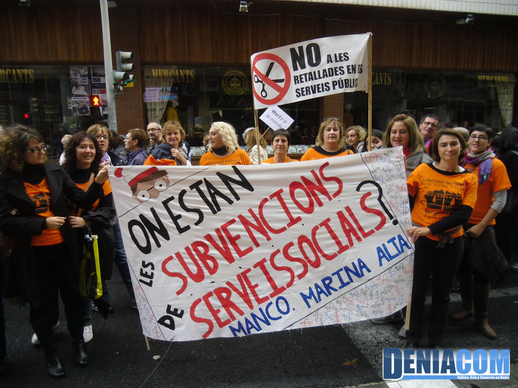 07 Huelga General en Dénia 14N – Manifestación