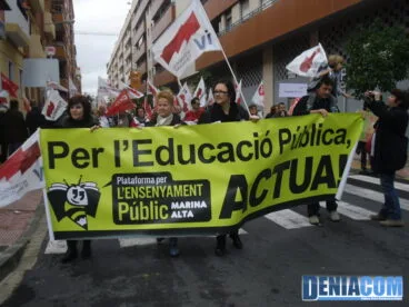 08 Huelga General en Dénia 14N – Manifestación