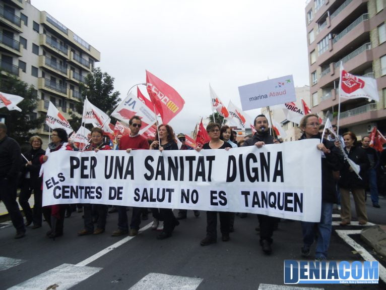 10 Huelga General en Dénia 14N - Manifestación