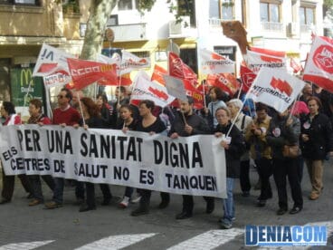 12 Vaga General a Dénia 14N Manifestació