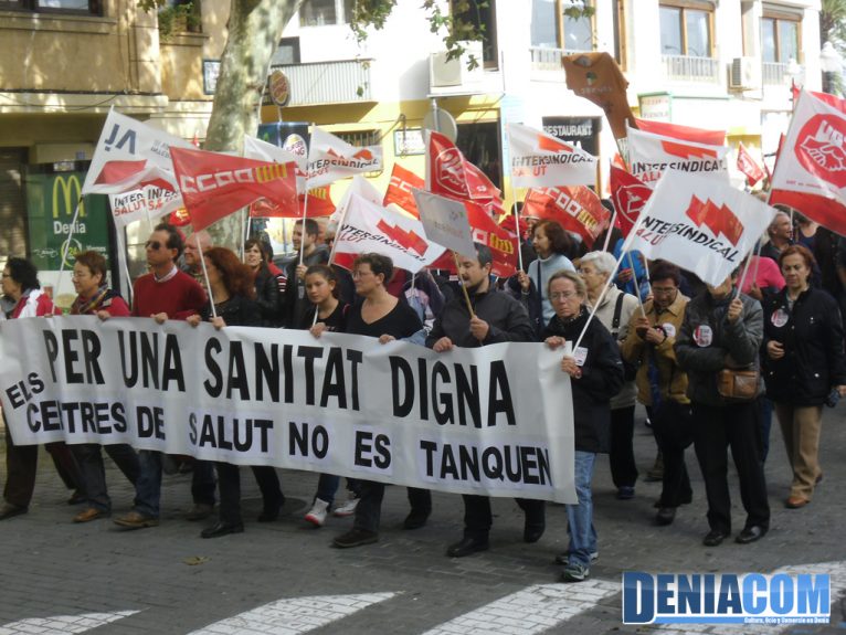 12 Huelga General en Dénia 14N - Manifestación