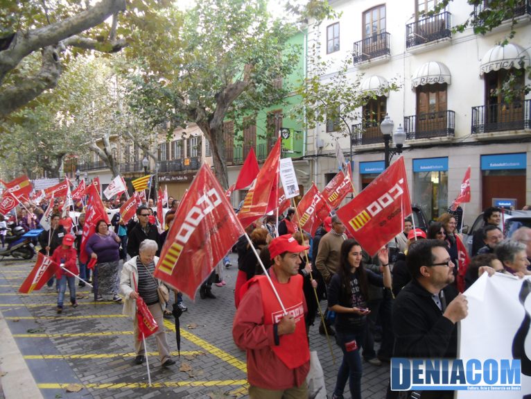 15 Huelga General en Dénia 14N - Manifestación