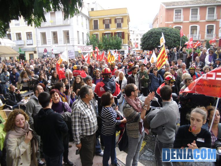 20 Huelga General en Dénia 14N - Manifestación