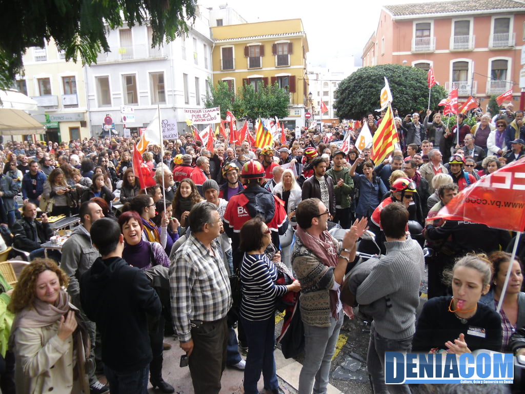 20 Huelga General en Dénia 14N – Manifestación