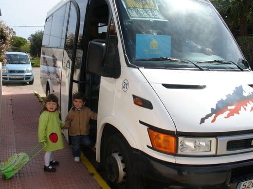 Autobús escolar Dénia