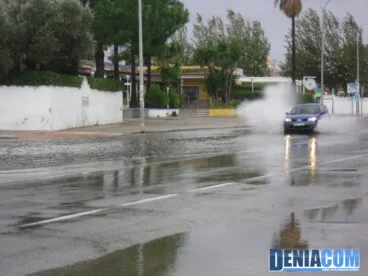 Carretera de Las Marinas – Temporal de lluvia