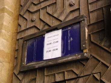 Entrada del castillo de Dénia