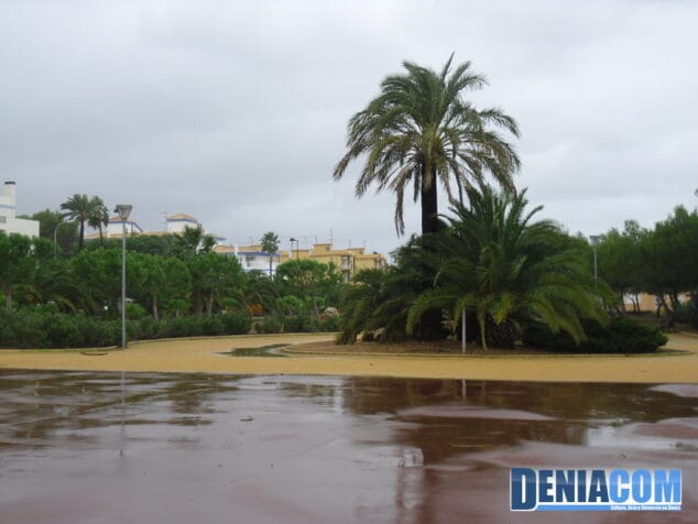 Parque de Les Bassetes Dénia Tras la lluvia