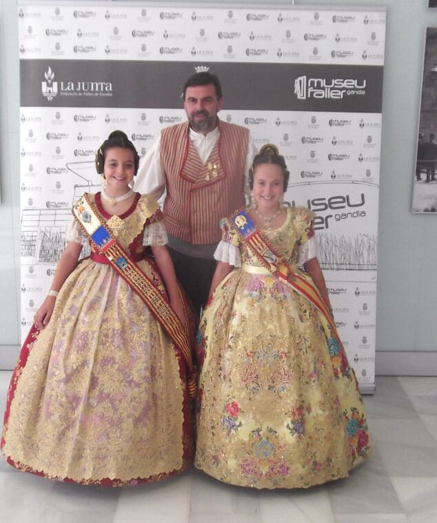 Rocío Patricio y la Fallera Mayor Infantil de Gandía