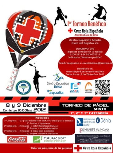 Torneo benéfico Cruz Roja