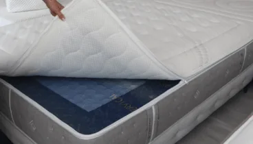 Cama con capa protectora antifugas y manchas