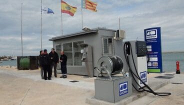 Estación de servicio Gasorba en el Real Club Náutico de Dénia