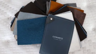 Muestras de tejidos de Gomarco en Dénia