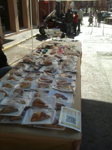 Dulces de la Falla Oeste en la Feria Medieval de Dénia