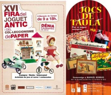 Exposición Juguetes Juegos de Mesa en Honor de Manuel Borrás