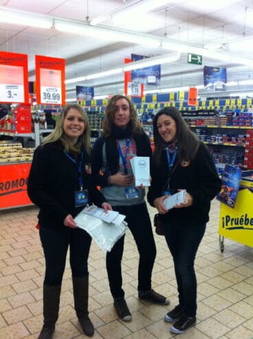 La Falla Oeste participa en una campanya de recollida d'aliments a Dénia