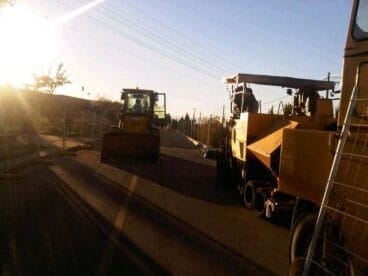 Obras Camino de Acceso IES Chabás