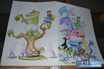 Esbossos dels monuments 2013 de la Junta Local Fallera de Dénia