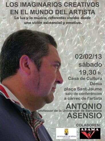 Conferencia de Antonio Asensio en Dénia