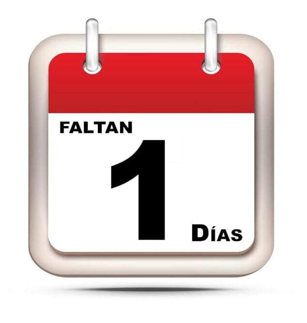 Cuenta atrás 1 Días1