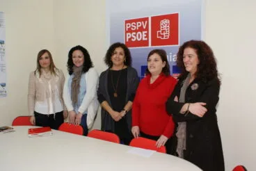 Diputadas socialistas en Dénia