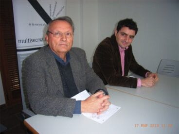 Lluís el Sifoner y Lluís Silvestre en Dénia