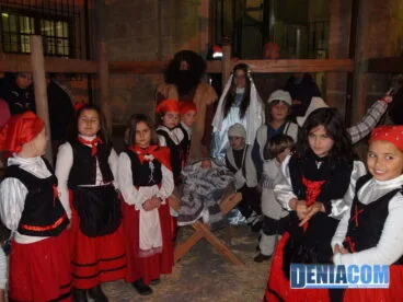 Pesebre en el Ayuntamiento de Dénia