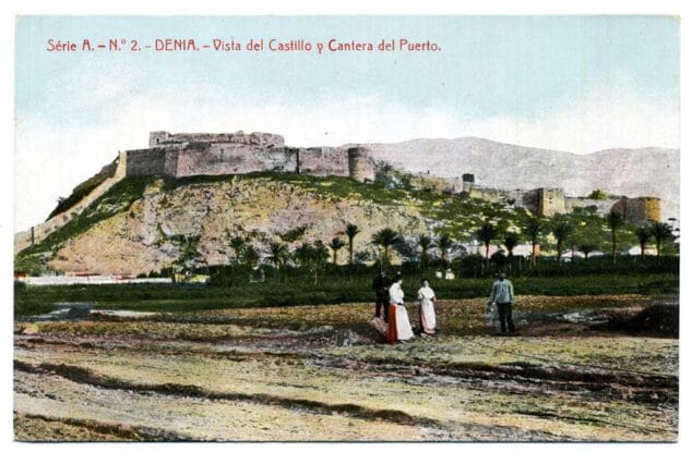 Postales de Dénia en el Pergamino 2013 de la Falla Darrere del Castell