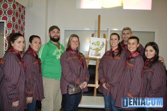 Rafa Cheli crea el monumento grande para la Junta Local Fallera de Dénia