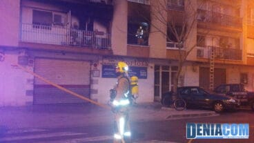 Se produce un incendio en una vivienda de Dénia