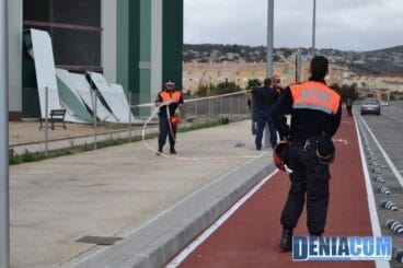 Temporal de viento en Dénia – Pabellon de Joan Fuster 12