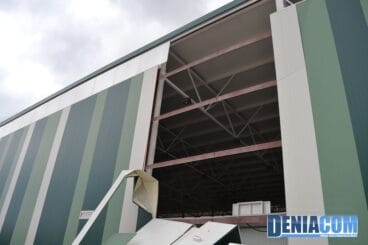 Temporal de viento en Dénia – Pabellon de Joan Fuster 14