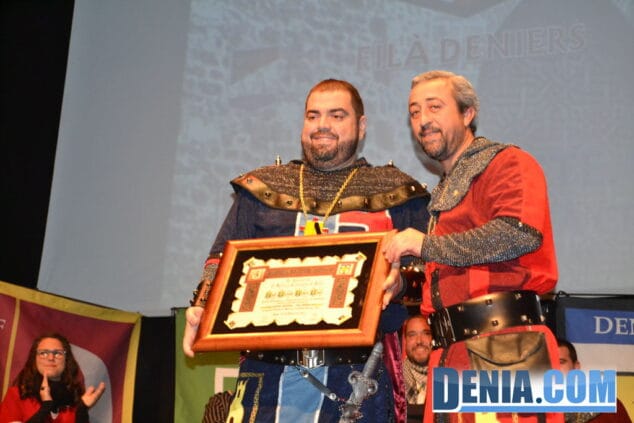 19 Presentación de capitanes Mig Any Dénia 2013 Capitán Cristiano José Vicnte Ivars