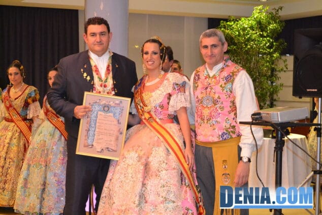 19 Sopar de Gala Fallas Dénia 2013 Recompensas y fallero Ejemplar