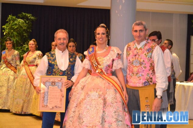 21 Sopar de Gala Fallas Dénia 2013 Recompensas y fallero Ejemplar