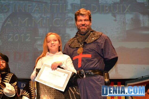 31 Presentación de capitanes Mig Any Dénia 2013 Premios especiales del concurso de dibujo