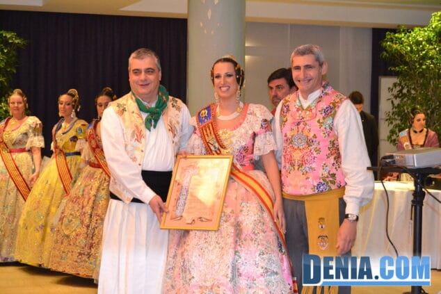 33 Sopar de Gala Fallas Dénia 2013 Recompensas y fallero Ejemplar