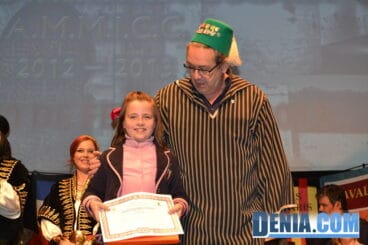 37 Presentación de capitanes Mig Any Dénia 2013 – Premios especiales del concurso de dibujo