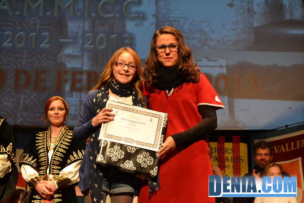 38 Presentación de capitanes Mig Any Dénia 2013 – Premios especiales del concurso de dibujo
