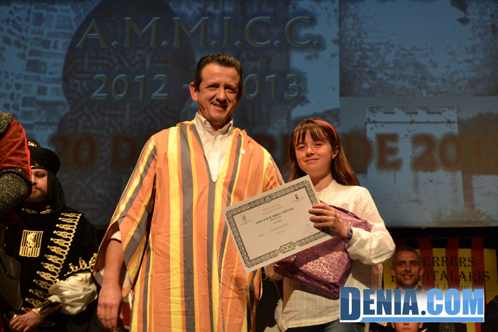 39 Presentación de capitanes Mig Any Dénia 2013 – Premios especiales del concurso de dibujo