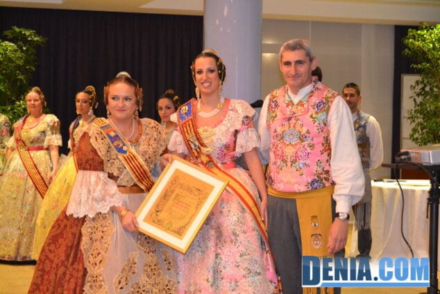39 Sopar de Gala Fallas Dénia 2013 Recompensas y fallero Ejemplar