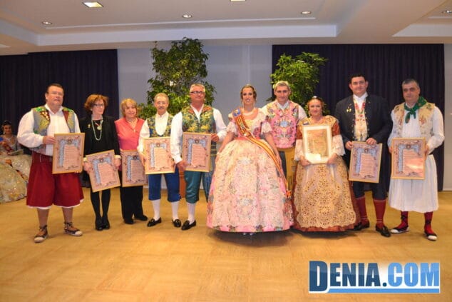 40 Sopar de Gala Fallas Dénia 2013 Recompensas y fallero Ejemplar