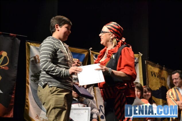 43 Presentación de capitanes Mig Any Dénia 2013 Premios especiales del concurso de dibujo