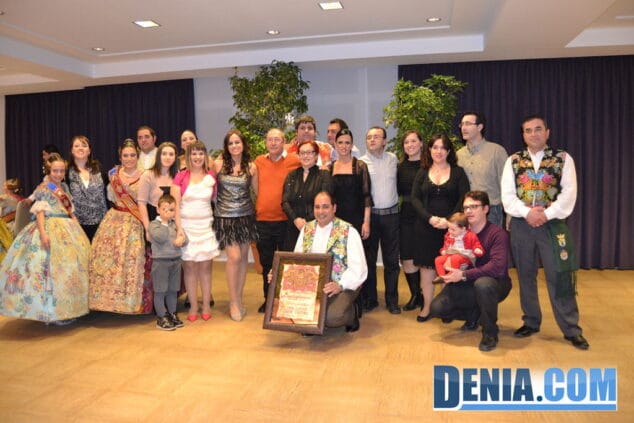 45 Sopar de Gala Fallas Dénia 2013 Recompensas y fallero Ejemplar