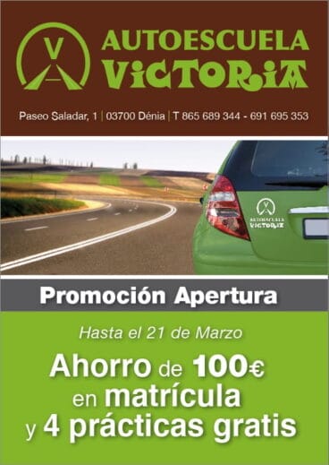 Autoescuela Victoria abre sus puertas en Dénia